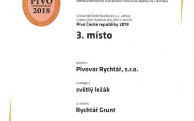 Úspěch na soutěži České Pivo 2019!